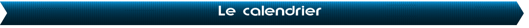 Le calendrier